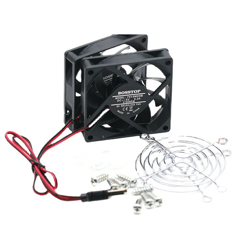 Для ASUS RT-AC68U AC86U EX6200 AC68U R8000 AC1900P USB Tenda AC15 маршрутизатор с двойным охлаждающим
