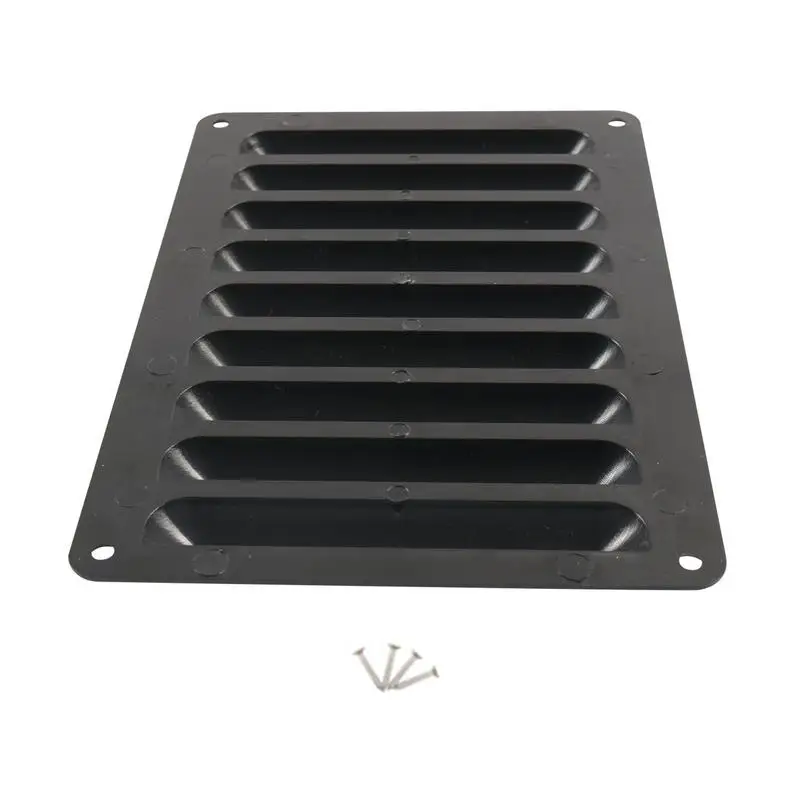 

Grill Panel Vent Air Grille For Yacht RV Grille Vent Panel RV Air Outlet Grill Panel M5 ABS Black Universal Accessories For