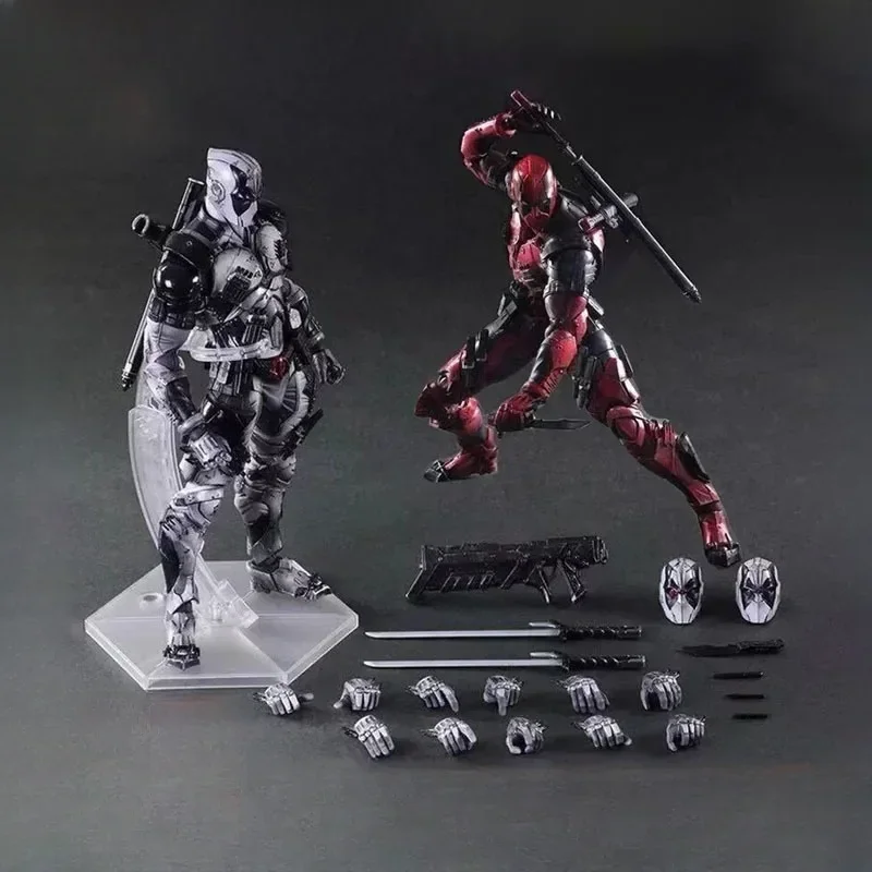 26 см PA модифицированный Дэдпул серый красный X-Men фигурка экшн-фильм украшения