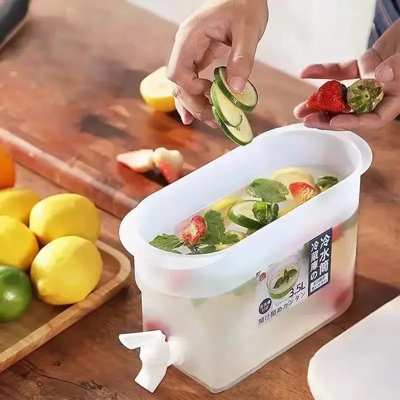 Дозатор для Замороженных Напитков холодильник с краном 3500 мл стандартная