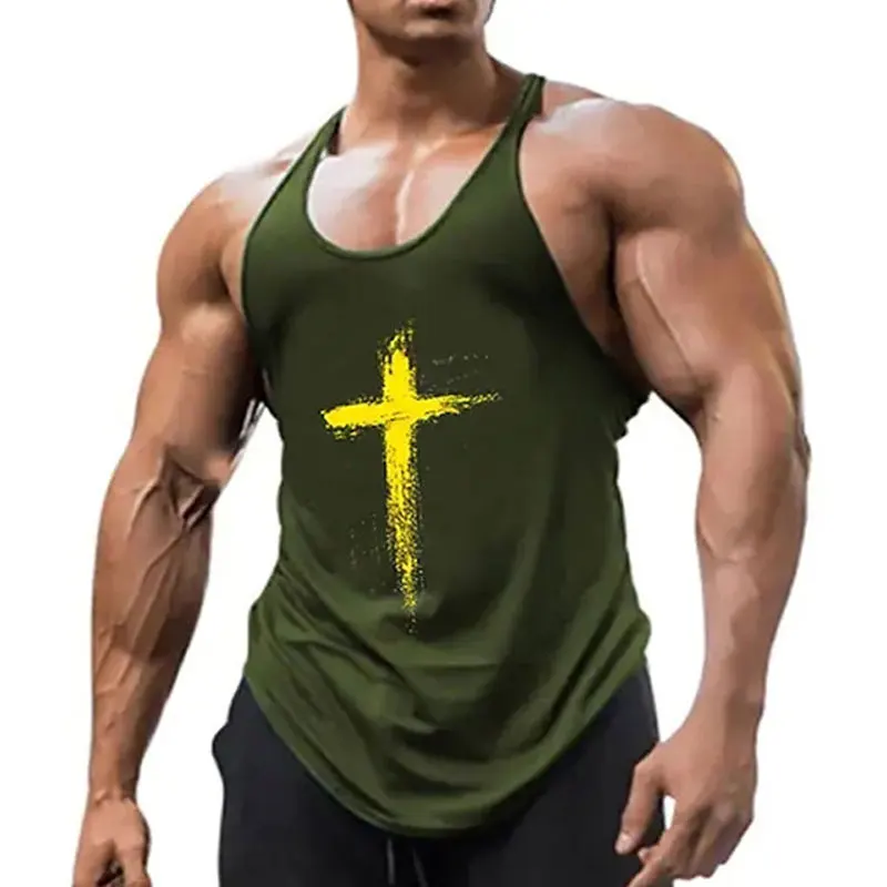Рисунок 4 - Мужские майки без рукавов с 3D перекрестным принтом