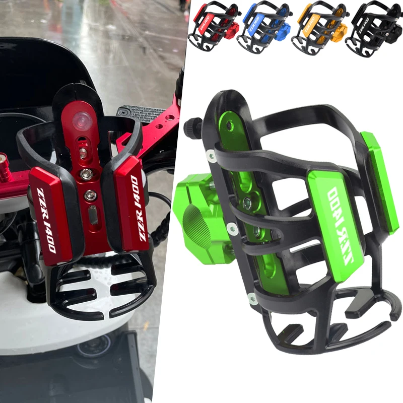 

Motorcycle Accessories Beverage Water Bottle Drink Cup Holder Bracket For KAWASAKI ZZR1400 ZZR 1400