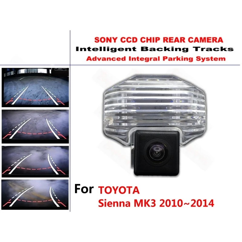 

Камера заднего вида с ночным видением для TOYOTA Sienna MK3 2010 ~ 2014 CCD HD