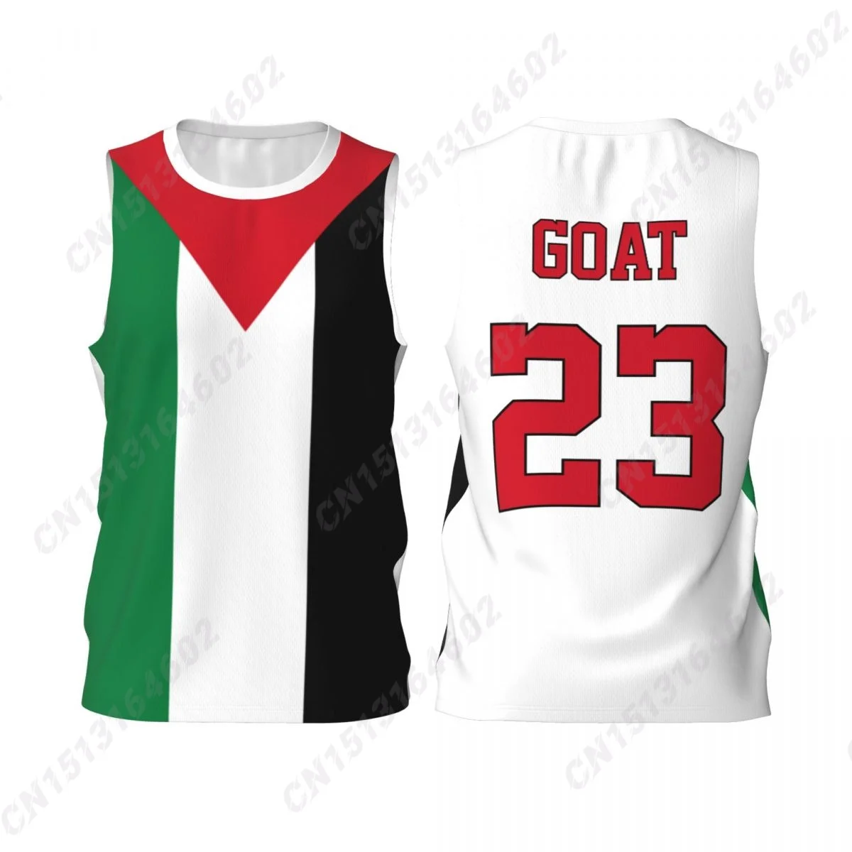 Футболка мужская с градиентным флагом Палестины тенниска 3D принтом