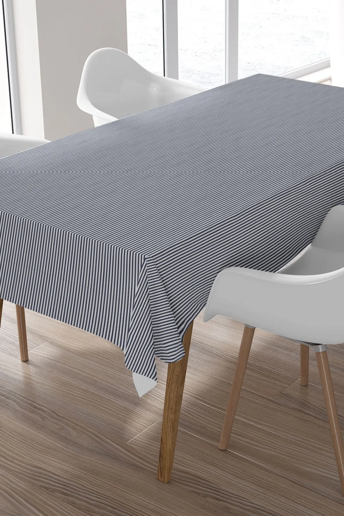 

Белый узор боковой линии на темно-синем фоне декоративный чехол для стола