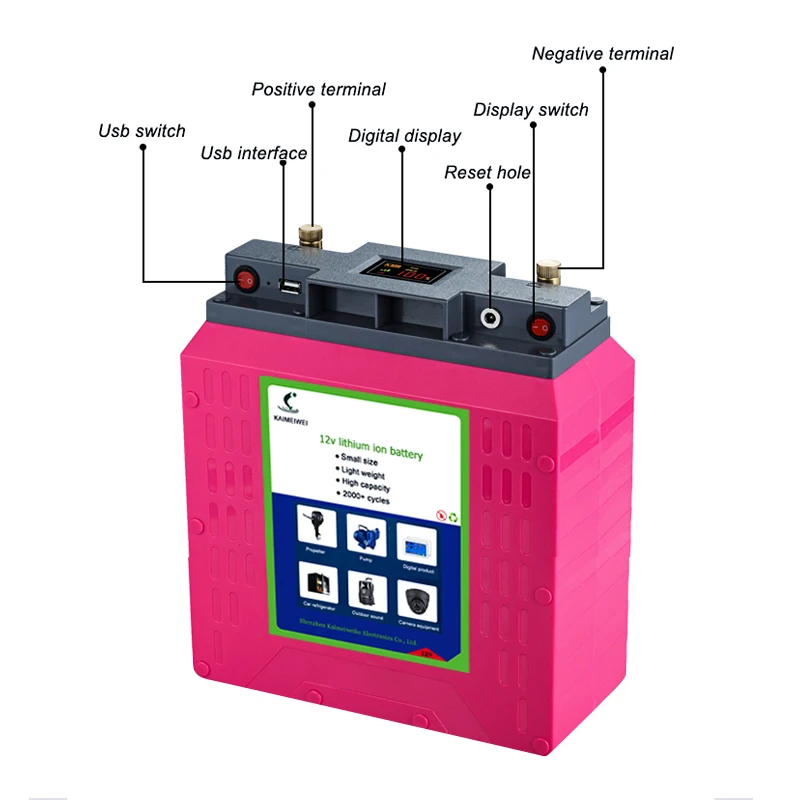 Литий-ионный аккумулятор высокой емкости с глубоким циклом 12 В 100 Ач |