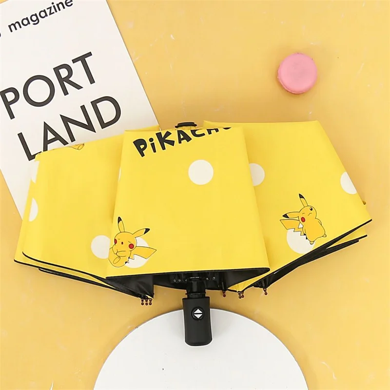 Милый мультяшный зонтик от солнца с покемоном Пикачу Солнцезащитный зонт