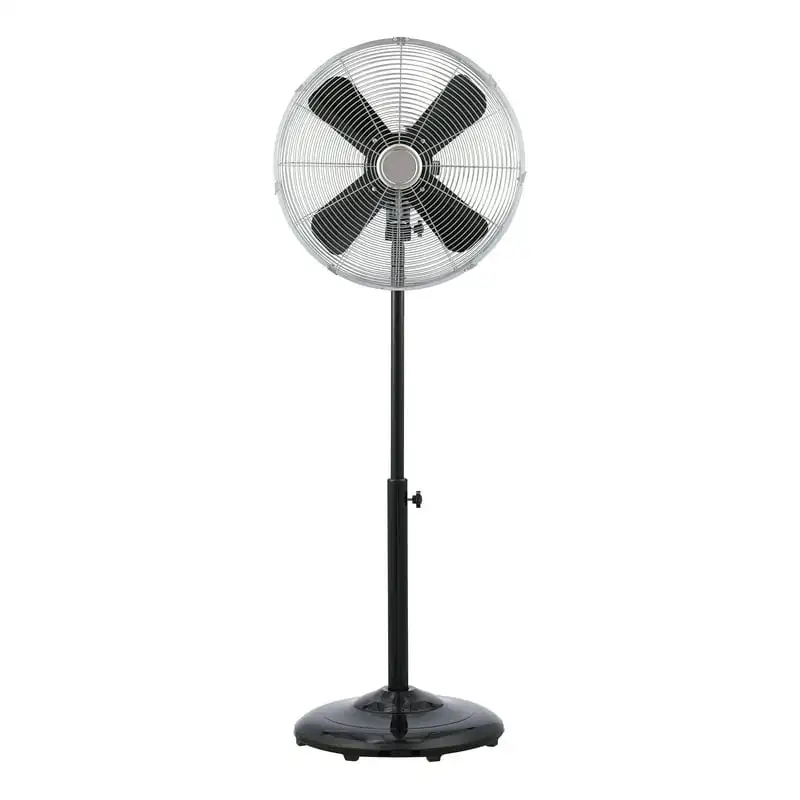 

16'' Retro 3-Speed Metal Standing Fan Black