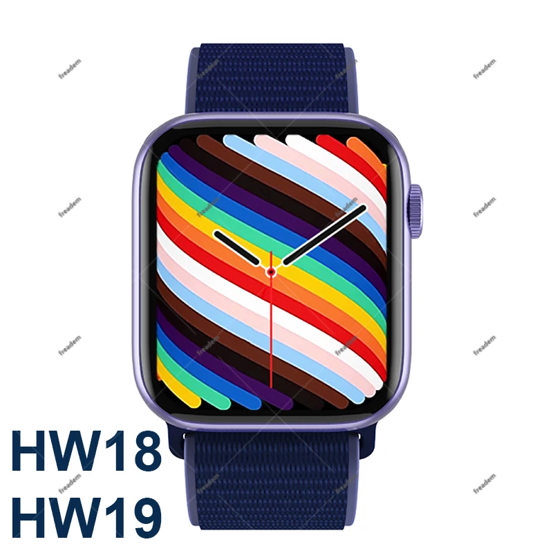 

IWO Smart Watch HW17 HW18 HW19 Series 6 Bluetooth Call Double Buttons Heart Rate Monitor Women Men Smartwatch PK HW12 hw16 W37