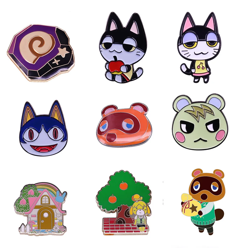 

Game Enamel Pin Lapel Pins for Backpacks Anime Badges on Backpack Brooches for Women Fashion Jewelry Accessories Gift