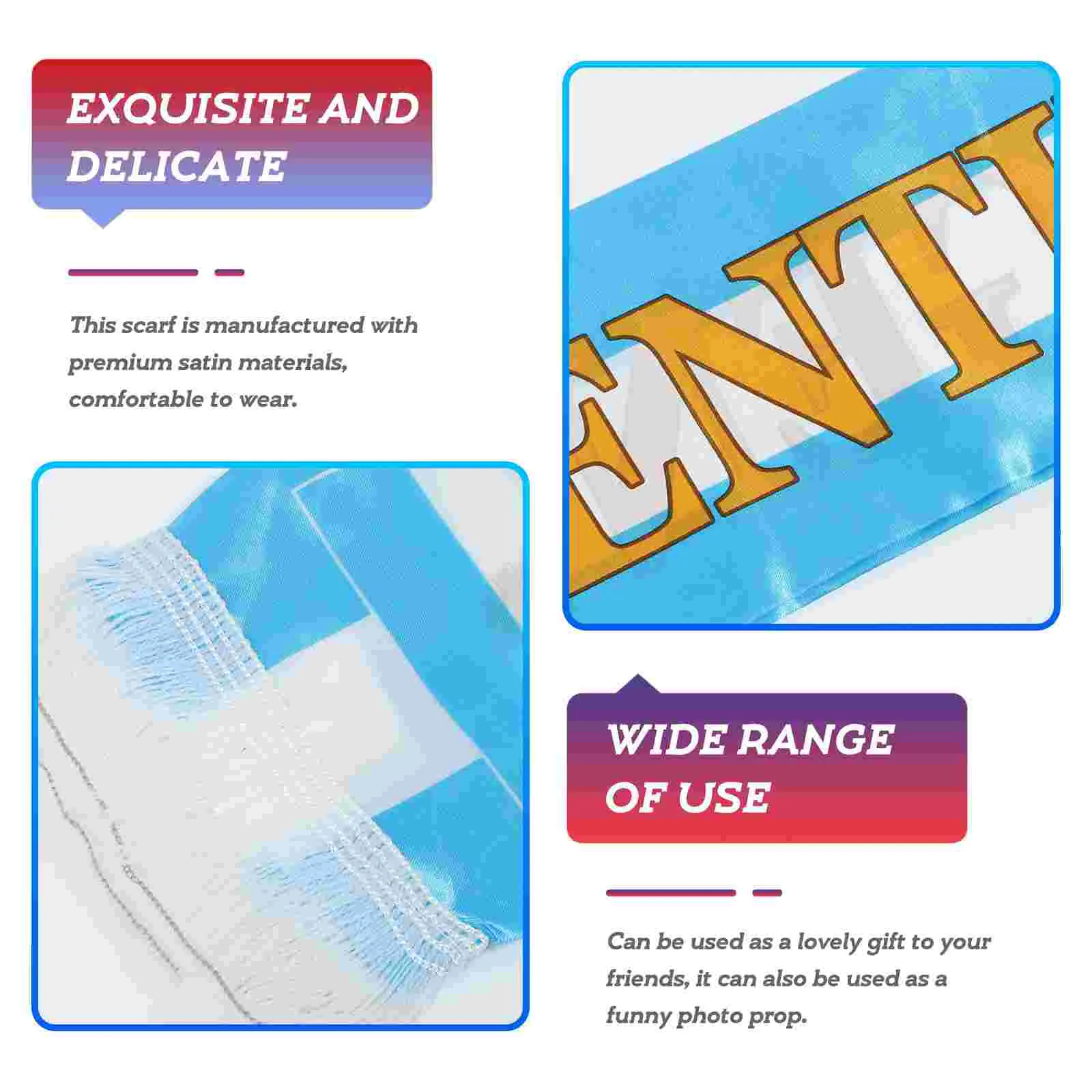 2-х шт. шарф для болельщиков футбольные мячи патриоти вязаный национальный