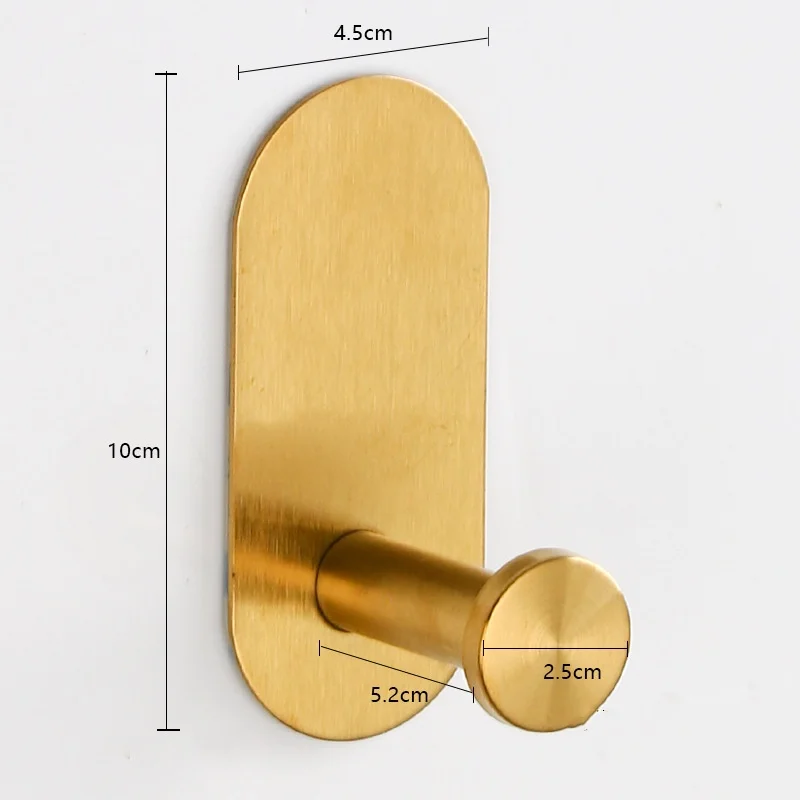 Крючок из нержавеющей стали для ванной и кухни крепкий крючок с сильным клеем