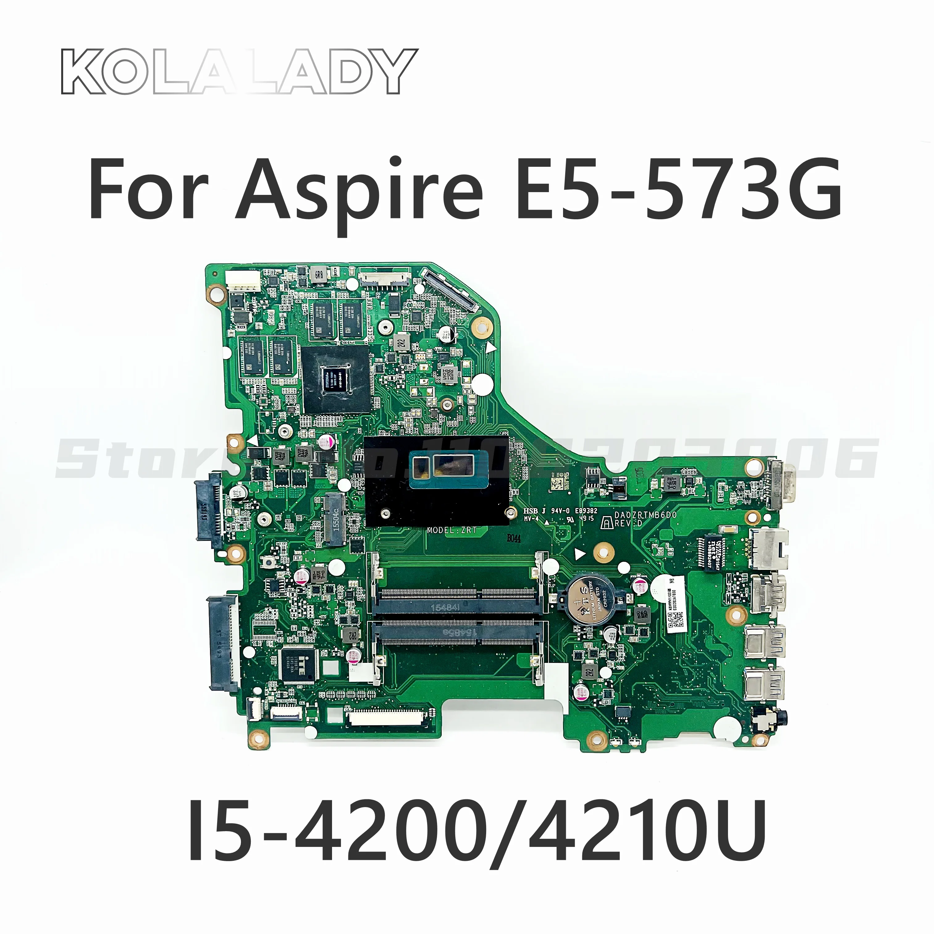 Материнская плата DA0ZRTMB6D0 NBMVR11004 NBMVR110045 для ноутбука Acer Aspire Женская материнская с