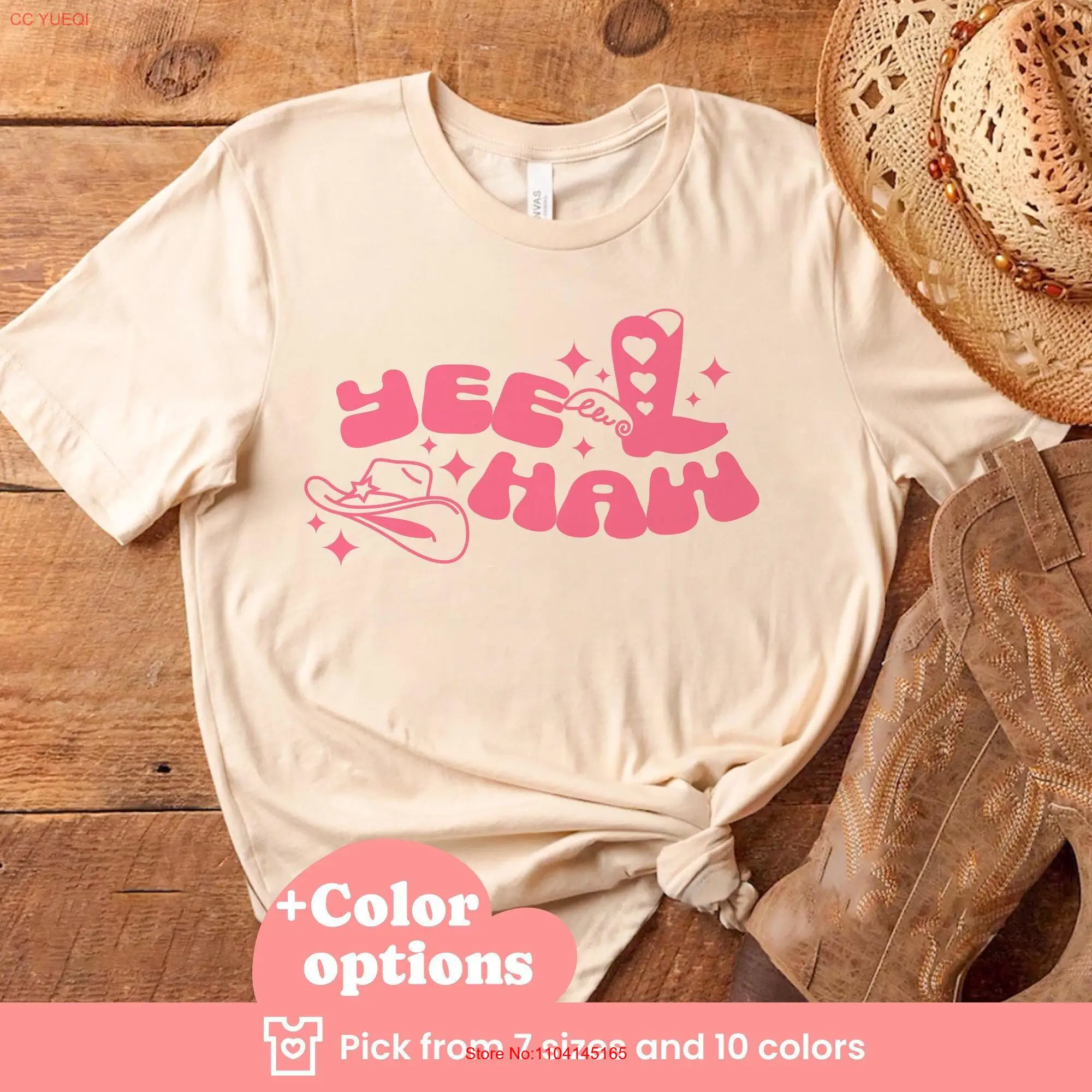 Милая футболка YeeHaw в стиле ретро для ковбоев винтажные ботинки Yee haw девочек