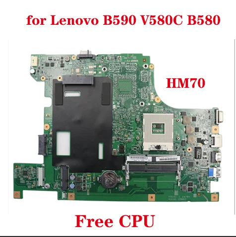 Материнская плата для ноутбука Lenovo B590 B580 V580c UMA PGA989 DDR3 LA58 MB HM70 Бесплатный ЦП 100% тестирование работы отправка