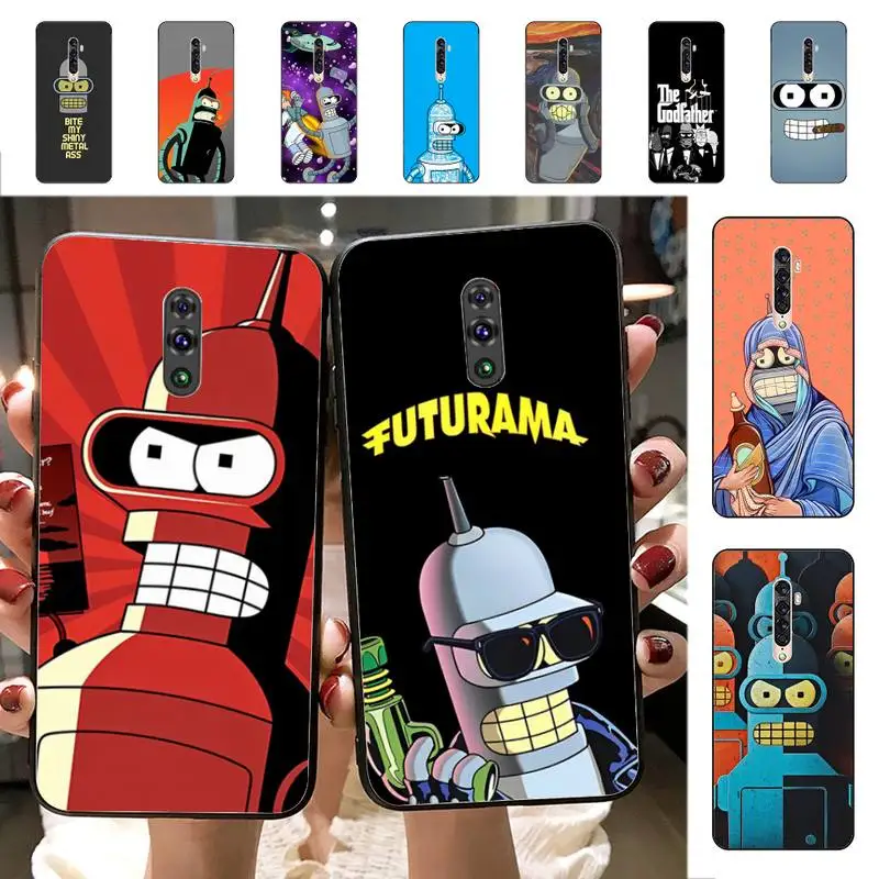 

MINISO Cute F-Futuramas For Kid Phone Case for Vivo Y91C Y11 17 19 17 67 81 Oppo A9 2020 Realme c3