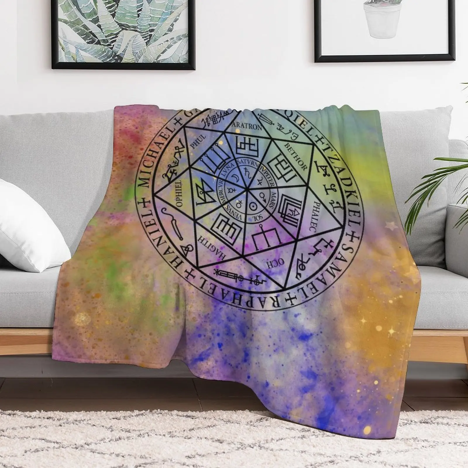 7 archangels защитное одеяло sigil для детской кровати