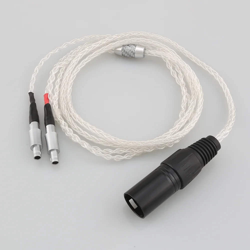 Новый HIFI 4-контактный XLR сбалансированный штекер 8-жильный 7N OCC