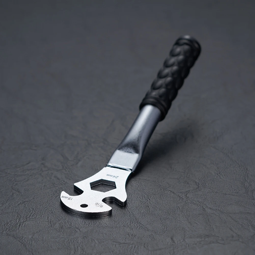 Repair Tools Foot Pedal Wrench Spanner 15mm Accessories Alloy Steel Bicycle Cycling Parts Disassembly Long Handle