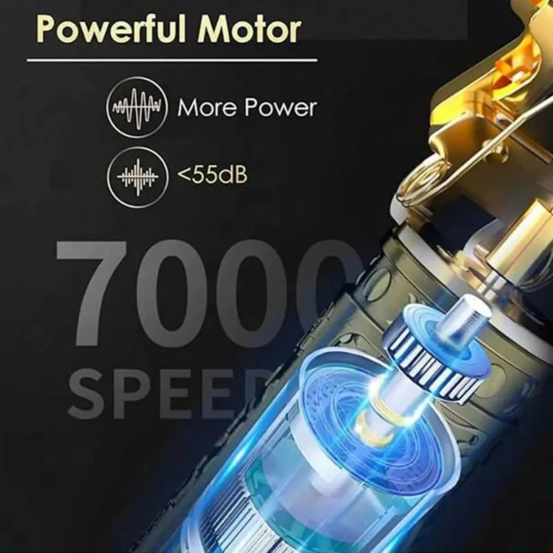 Машинка для стрижки волос в винтажном стиле мужчин беспроводной триммер бороды T9