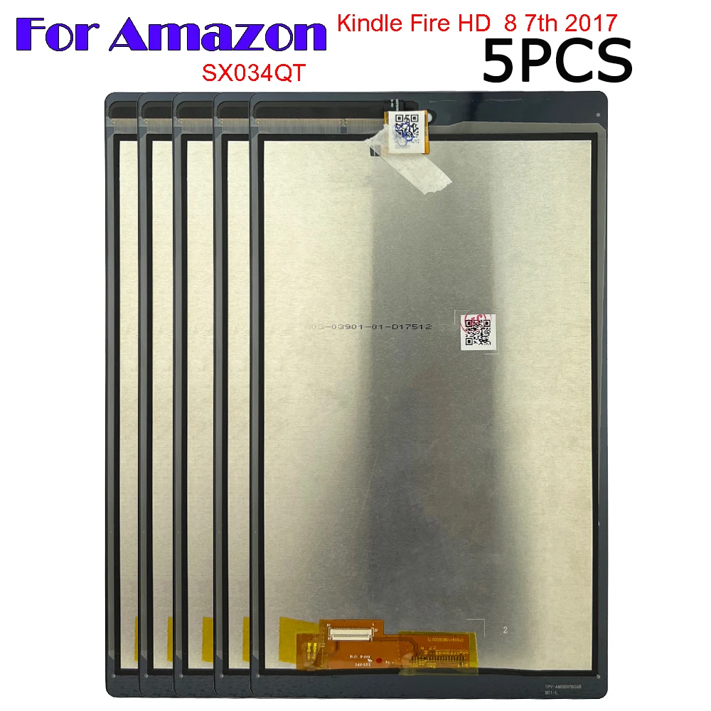 5 шт. AAA + для Amazon Fire HD 8 2017 7-го поколения &quotSX034QT 0 &quotЖК-дисплей дигитайзер