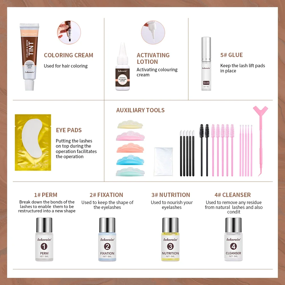 Косметика подтягивающая подтяжка ресниц набор для бровей Полуперманентная