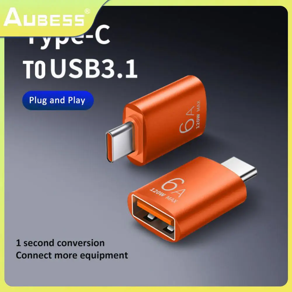 

Charging Connector 6a Muticolor Usb To Usb Converter Fast Charging Adapter Usb 3.0 To Type C Usb C Charging Connector New 1pc