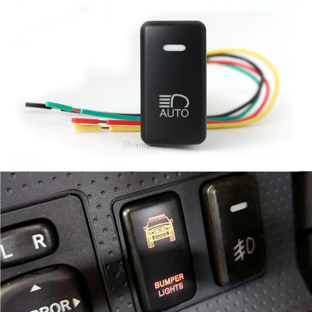 

1 шт., автомобильный бак BSM для вентилятора, источник питания для фар, радар, датчик парковки, музыка, переключатель дополнительной фары Button, используется для Toyota LC76 REIZ 06-09