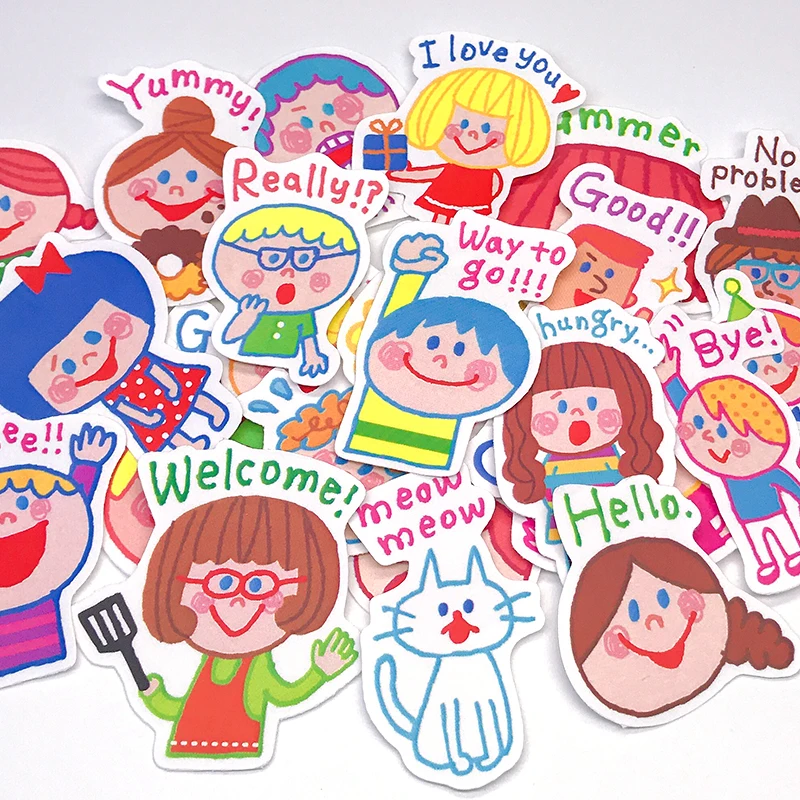 

Набор наклеек для скрапбукинга ZYXHZ 24 шт