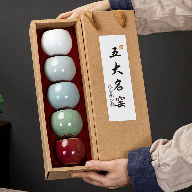 Чайная чашка кунг-фу набор чайных чашек с пятью горелками чайная династии песни