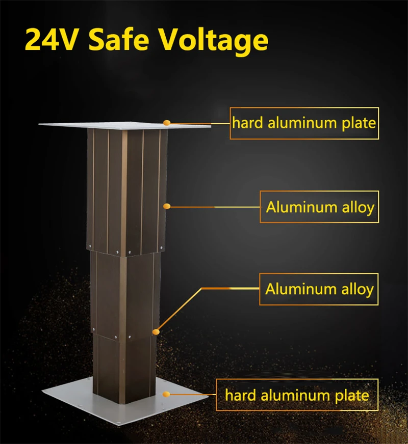 Электрические телескопические подъемные столбики набор для регулировки высоты