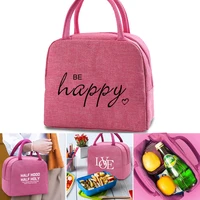 insulated cooler lunch handbags portable canvas lunch box for men kids women work school thermal food lunch picnic dinner bags