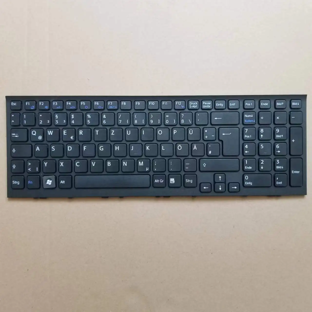 Фото Новая немецкая клавиатура GR для Sony Vaio VPC EL VPCEL pcg-71c11l pcg-71c12l черная с рамкой 9Z.N5CSW.A0G №2