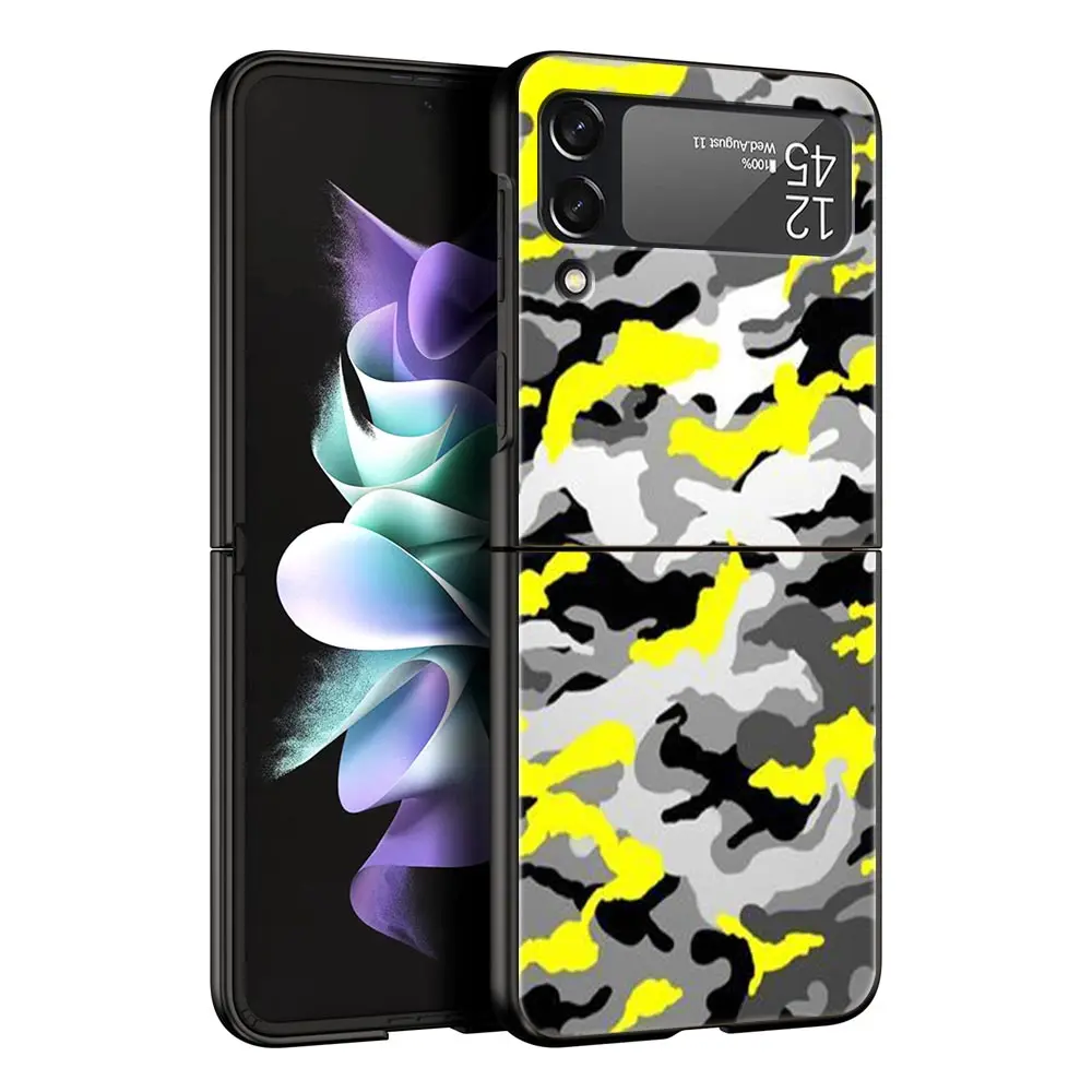 Камуфляжный армейский чехол в стиле милитари для Samsung Galaxy Z Flip3 |