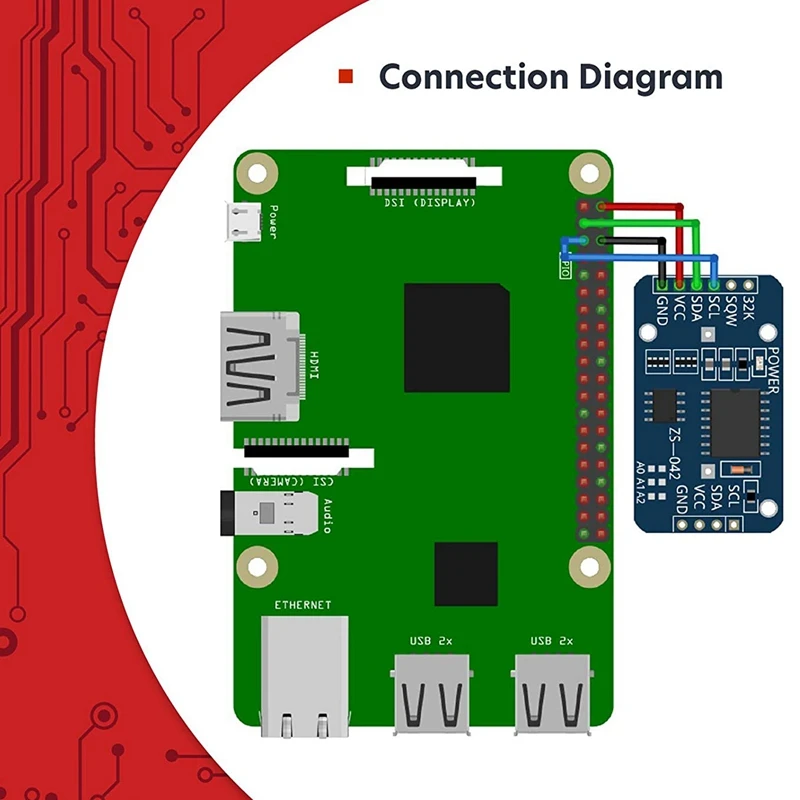 Часы реального времени RTC DS3231 I2C совместимые с Arduino и Raspberry Pi