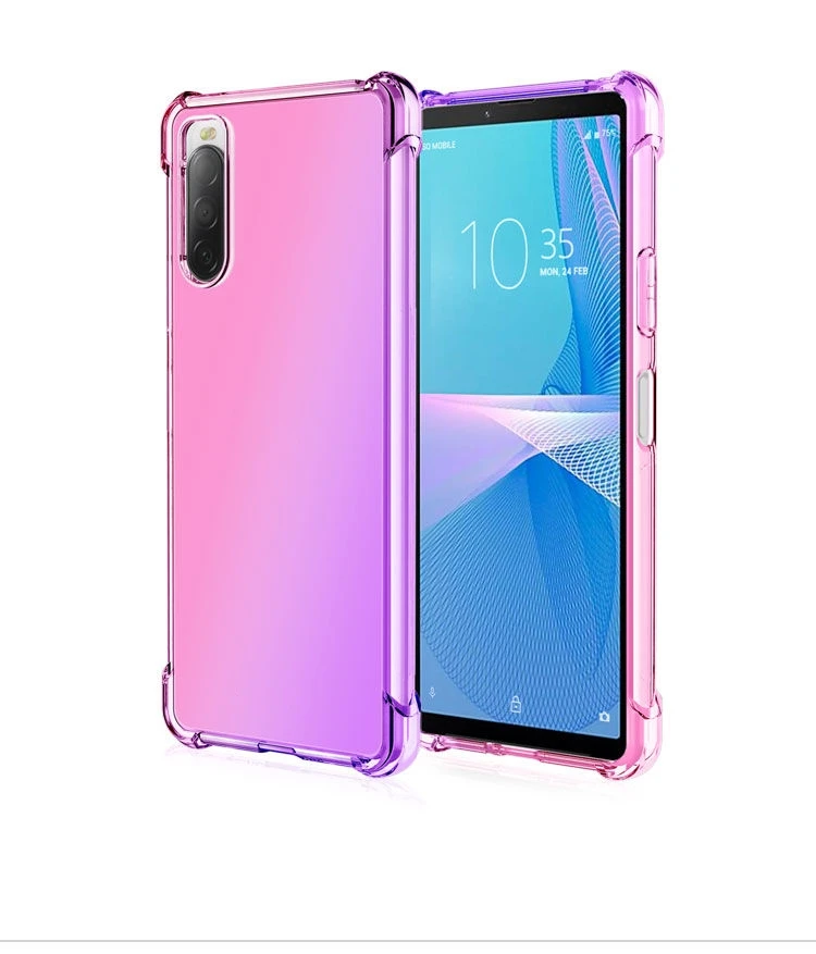 

Suitable For Sony Xperia 10 III Fusion Gradient Color Anti Drop Trendy And Fashionable Phone Case