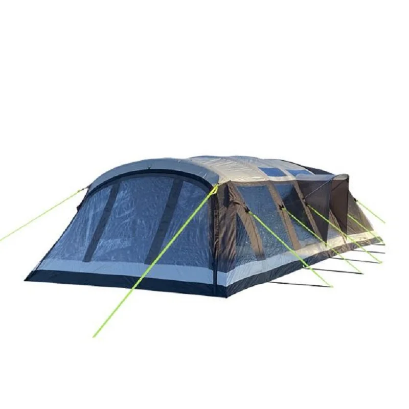 

Customized Double-Layer Camping Tent, Rain Quick Opening, Inflatable Tent, Outdoor Dinner Family Tunnel Tent, 6-8 People