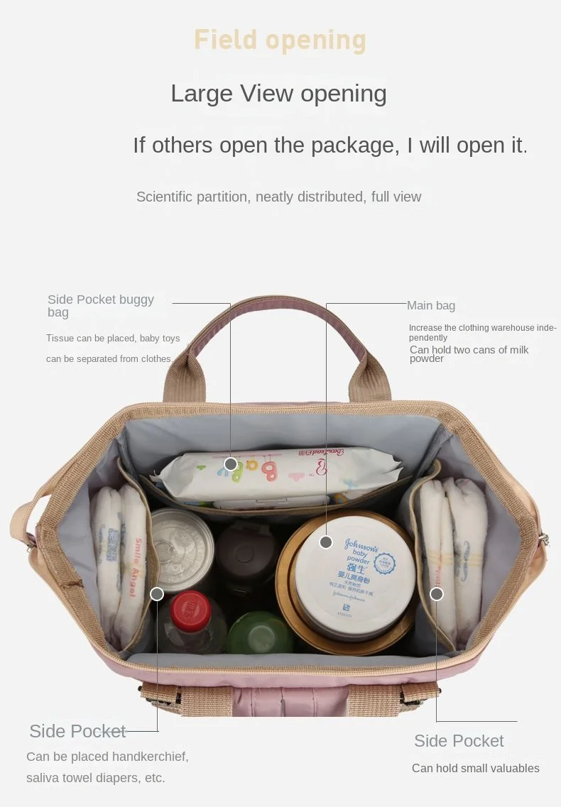 New Waterproof Maternity Bags Baby Mummy Diaper Printed Nappy Bag Mom Backpack For Stroller Nursing Care #Y |