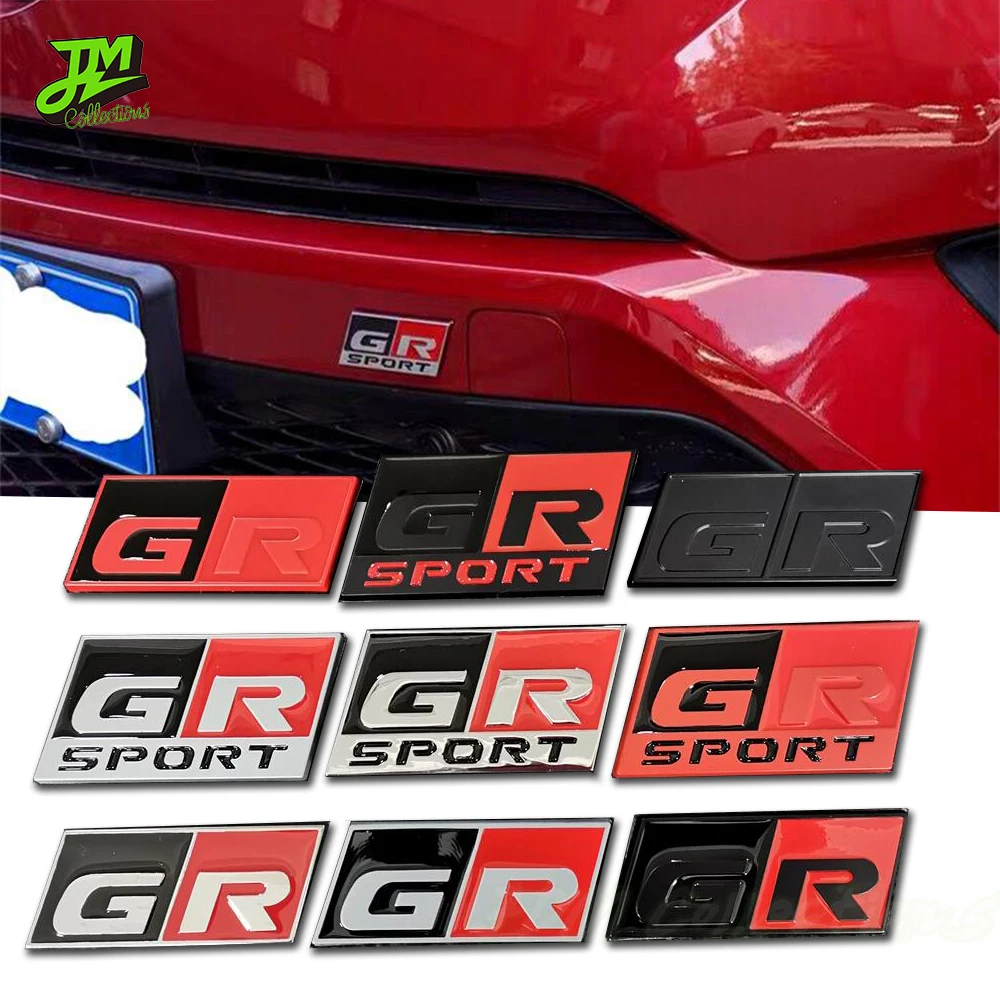 

Hot GR Sport Car Stickers 3D Emblem Badge Decals For Toyota HV YARiS RZ RC RS C-HR Corolla Prius Harrier Camry Tacoma Venza RAV4