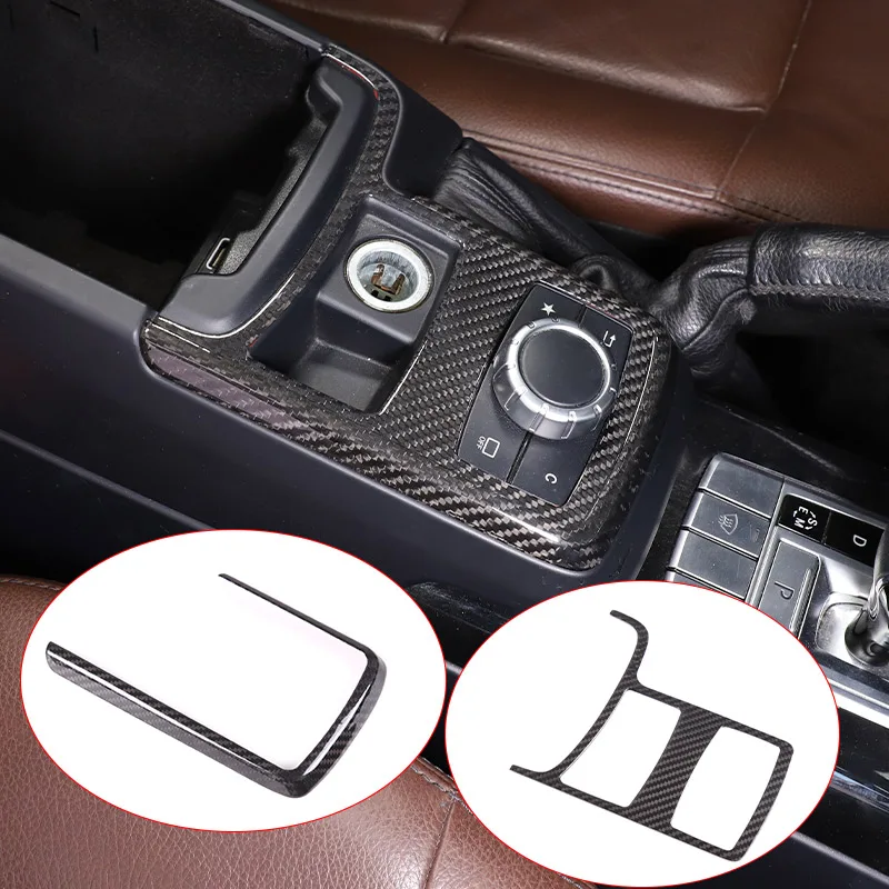 Настоящее углеродное волокно центральная консоль автомобиля кнопка режима