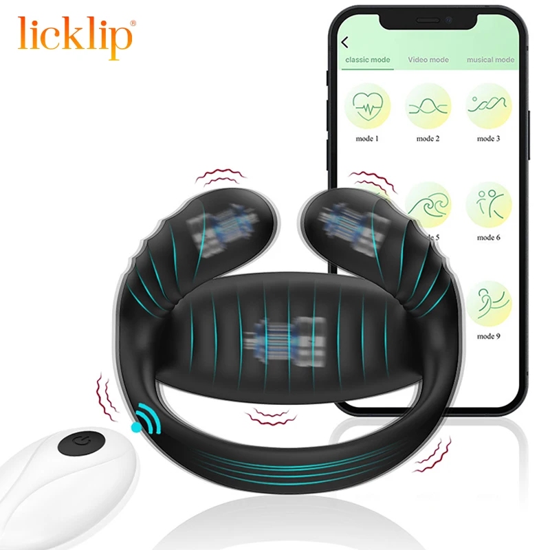 Вибратор Licklip кольцо на пенис для пениса мужчин задержка эякуляции секс-игрушки