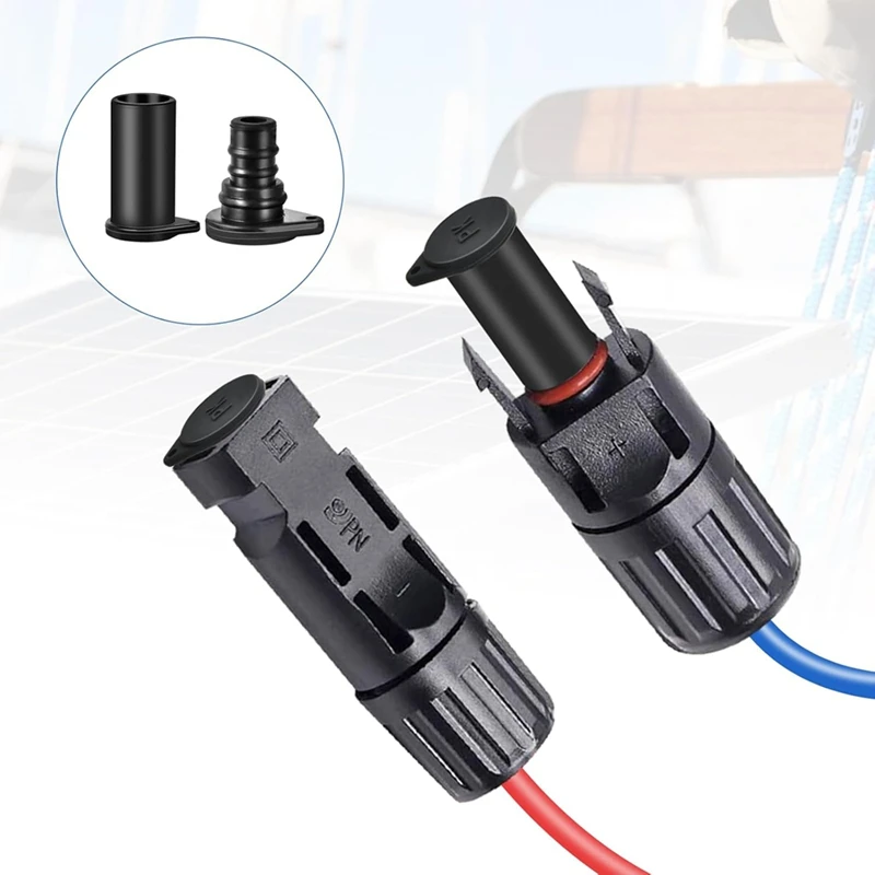 50 пар колпачков разъемов солнечных панелей пылезащитные колпачки батарей