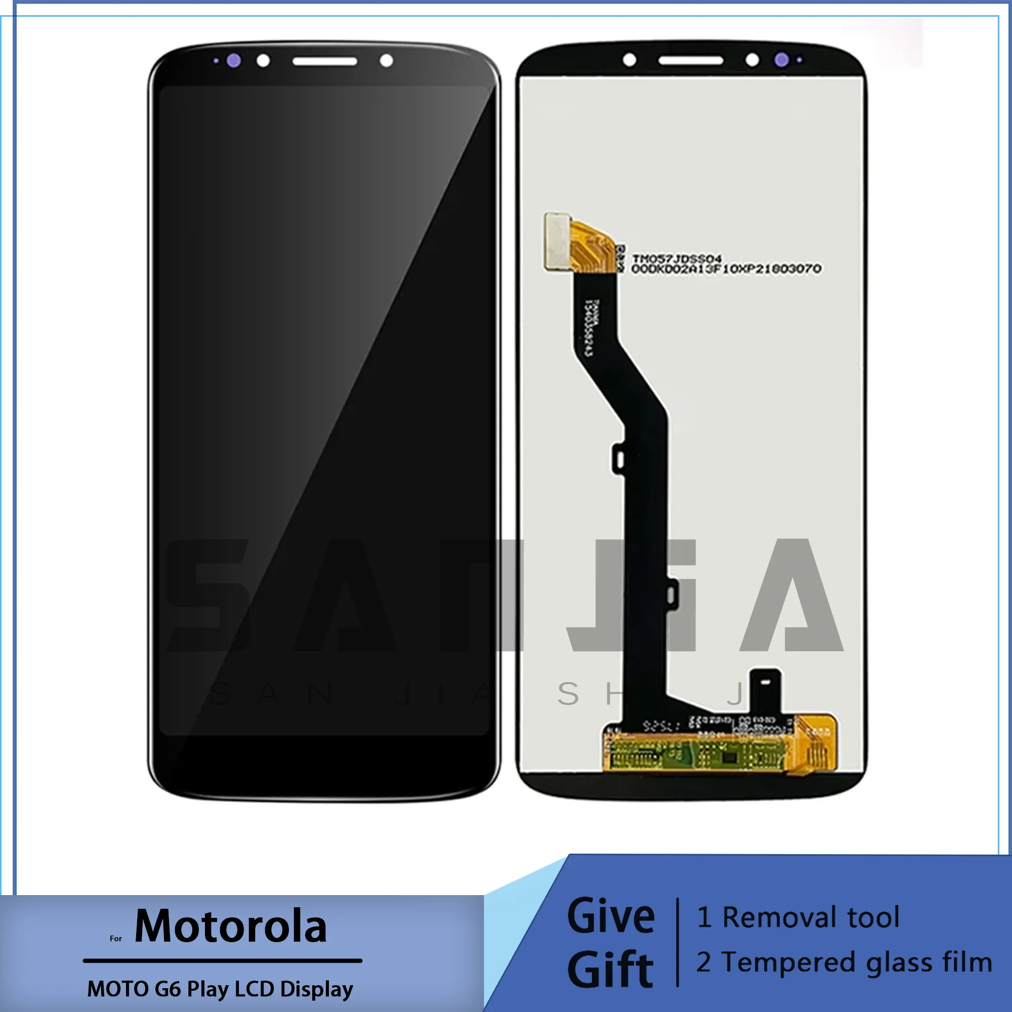 Для motorola moto g6 jogar 5,7 polegada tela de que + 1440x720 дисплей lcd 100% teste lcd digitador vidro заменитель do pai