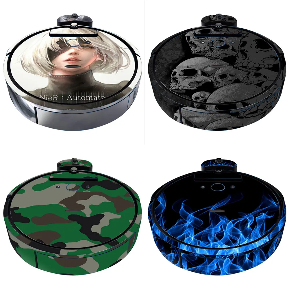 Виниловая мультяшная наклейка на заказ для пылесоса iRobot Roomba i7 защитная пленка