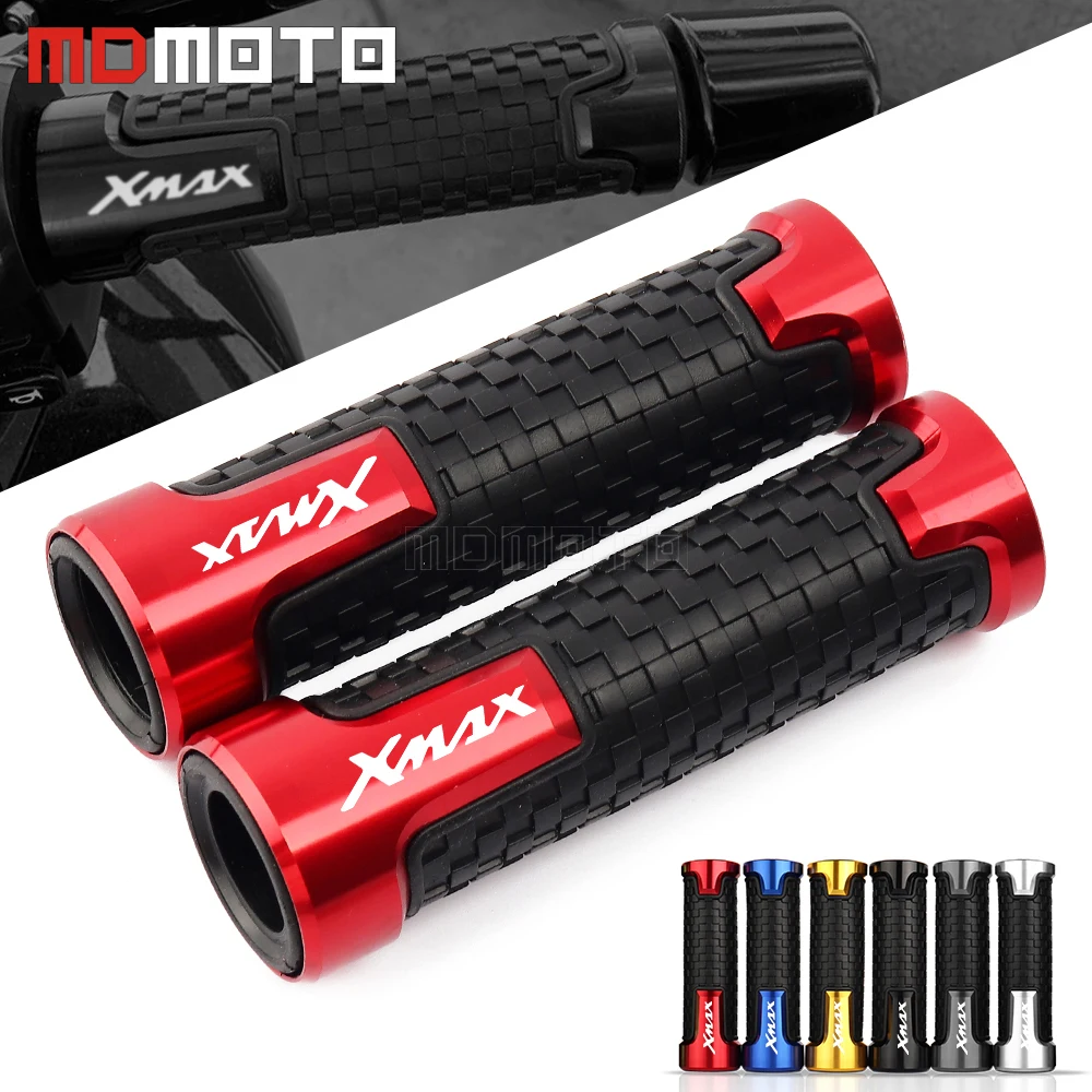 

7/8'' For Yamaha xmax 125 250 300 400 X MAX 2017 2018 Motorcycle knobs Anti-Skid scooter Handle Grips 22mm Bar Hand Handlebar