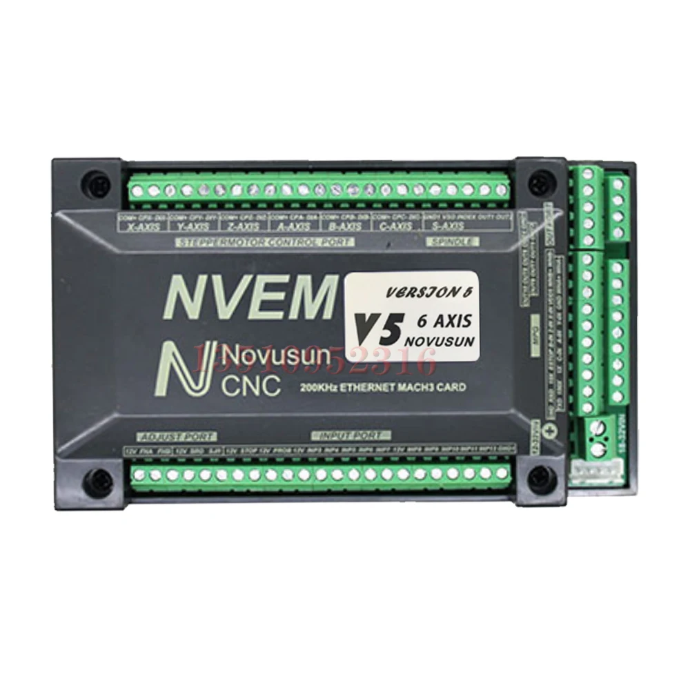 Mach3 Nvem V2.1 Новая модернизированная V5 CNC плата управления движением 3/4/5/6 шаг по оси