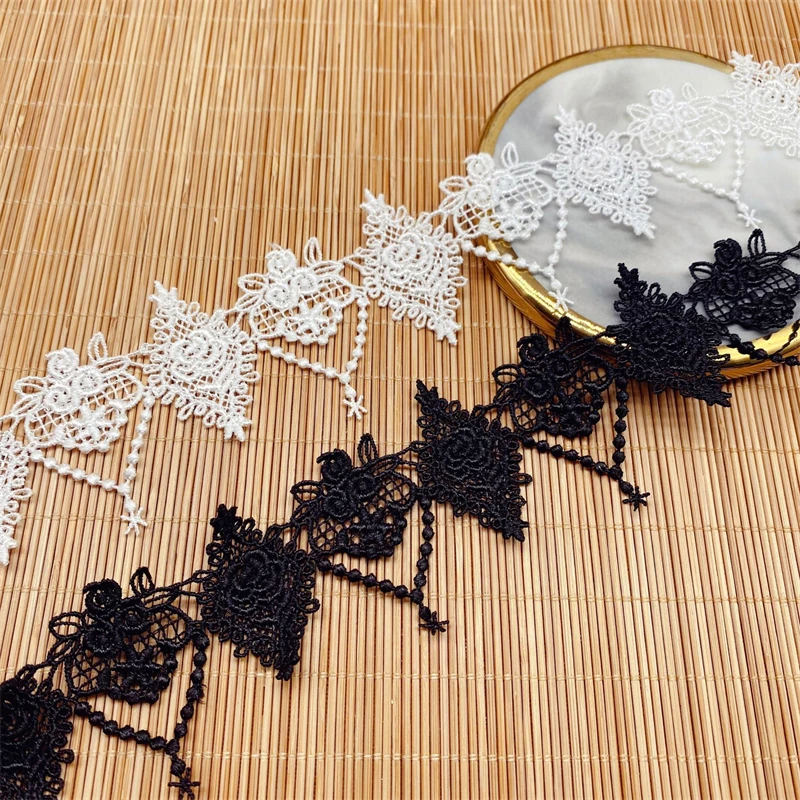 

Винтажный стильный Венецианский цветок, 15 ярдов, вырезанная Женская отделка для шитья одежды «сделай сам», аксессуары для Лолиты