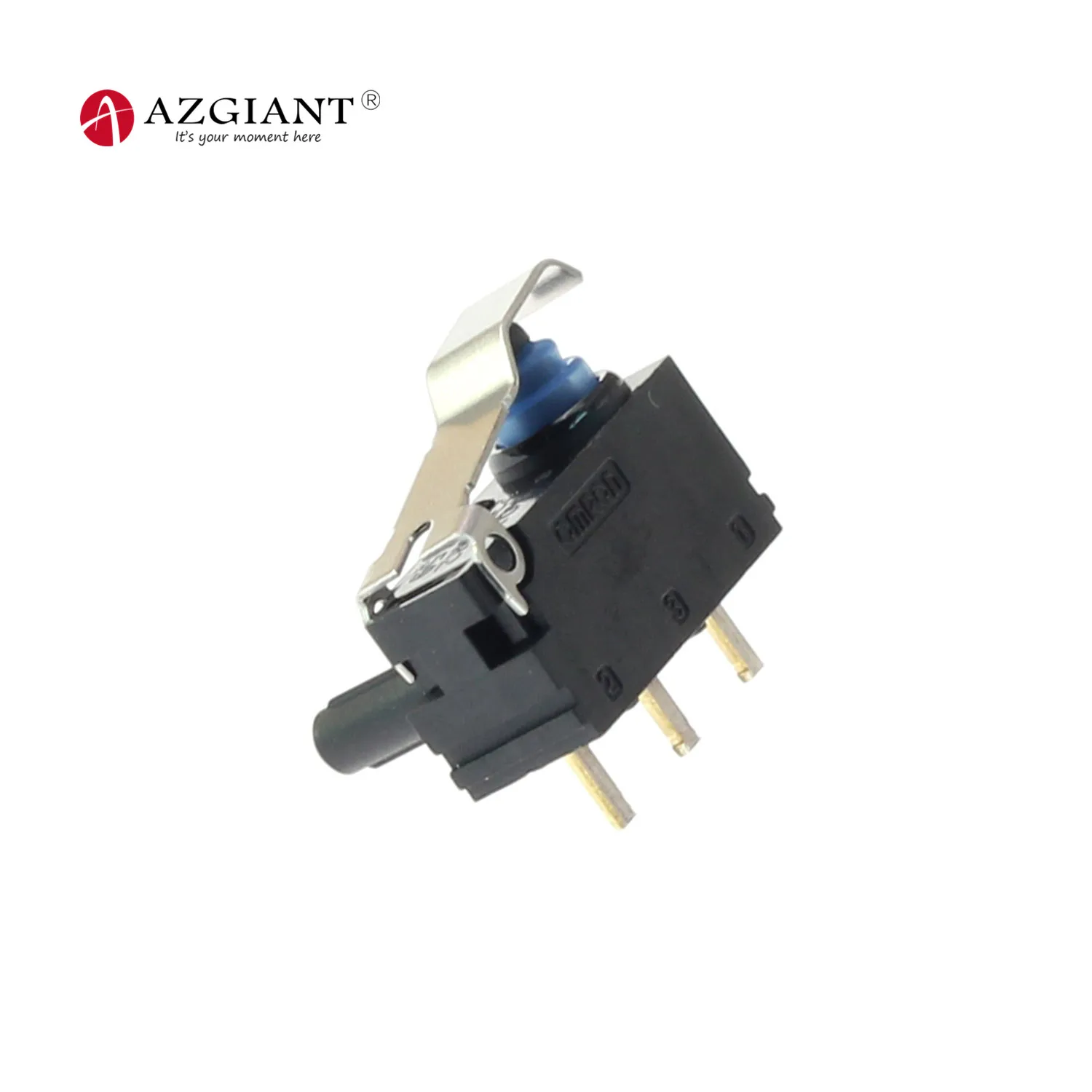 

1pc original car micro motion switch 3 feet with handle D2HW-FL291D sealed waterproof dust button tact switch
