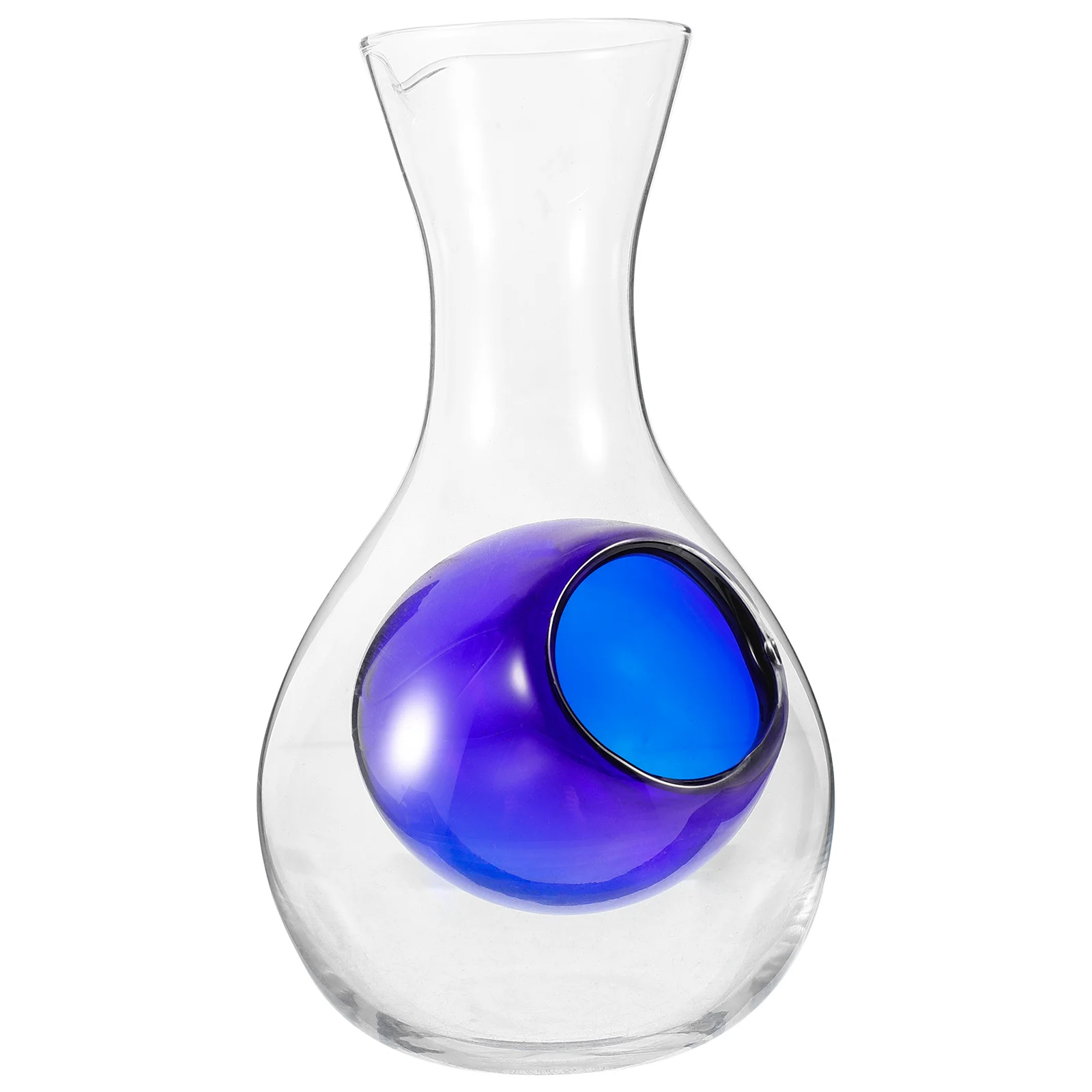 

Быстрый декантер большая стеклянная Сумка для льда с большим горлышком, домашний диспенсер, Простой Большой кувшин для воды