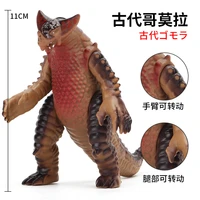 11cm small soft rubber monster ex gomora kodai kaijyu action figures model furnishing articles childrens assembly puppets toys